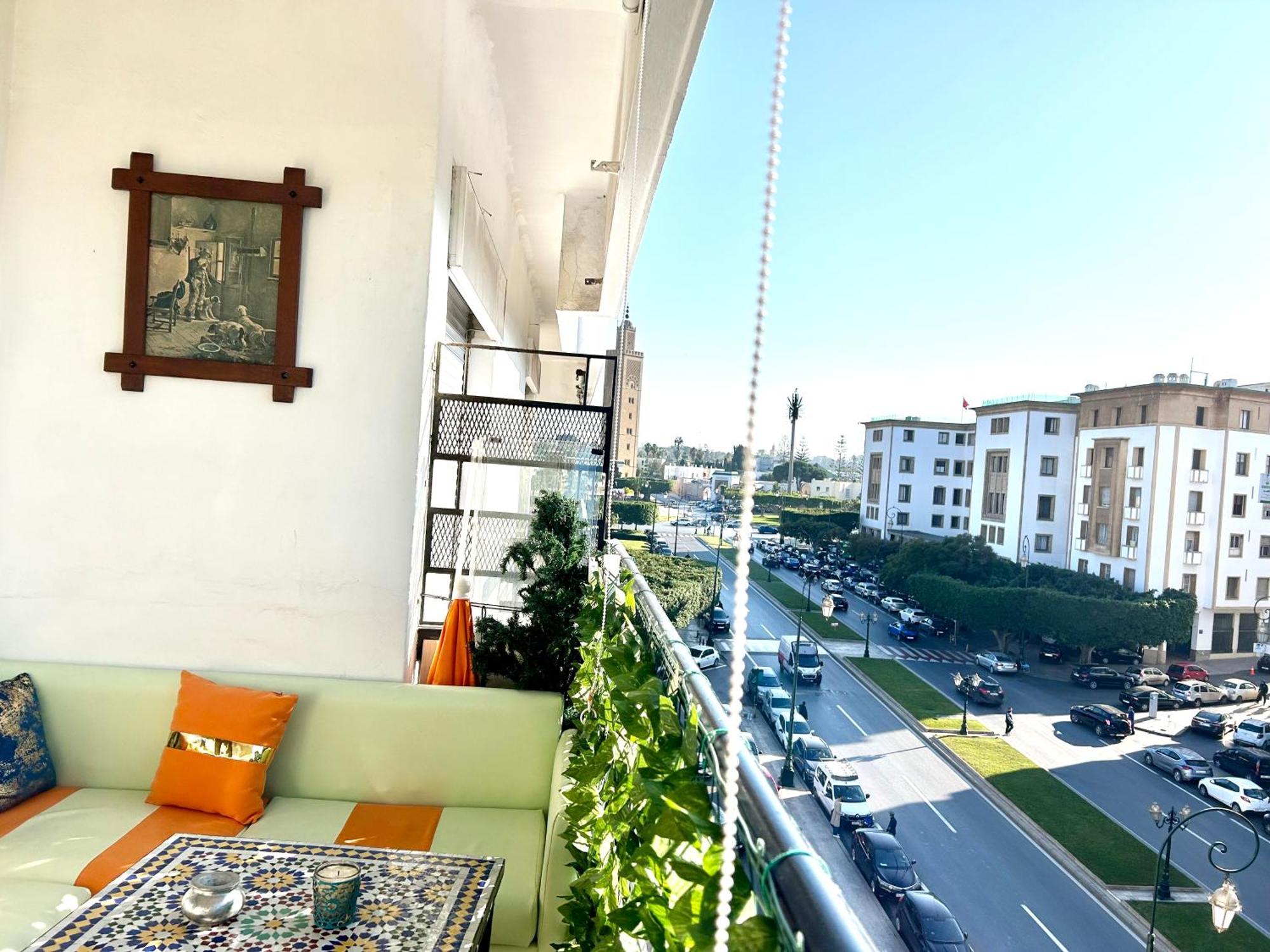 Panoramic View Of Downtown Rabat Apartment Екстериор снимка