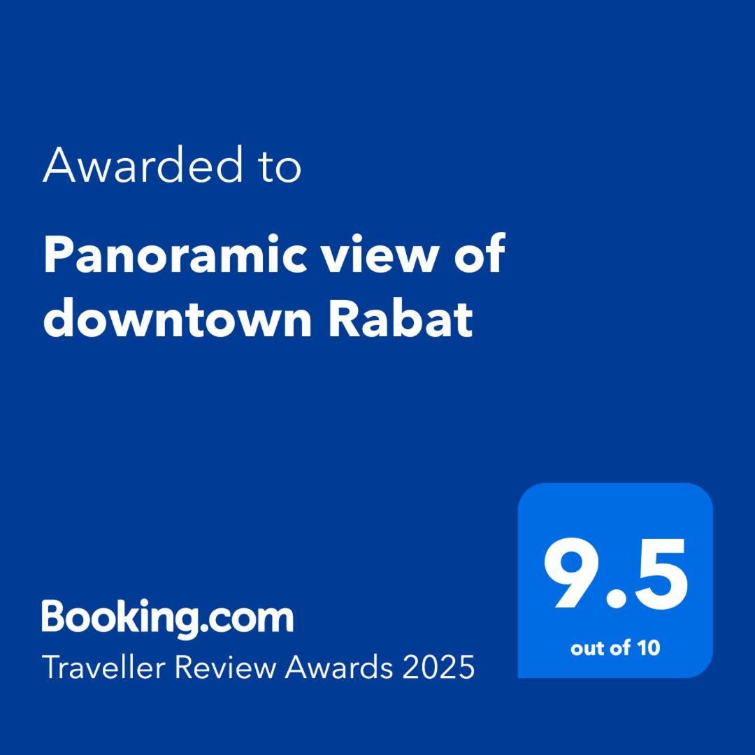 Panoramic View Of Downtown Rabat Apartment Екстериор снимка